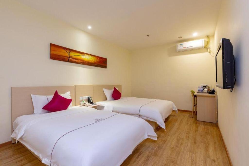 Shang Pin Hotel Shenzhen Futian Exhibition Branch Buitenkant foto