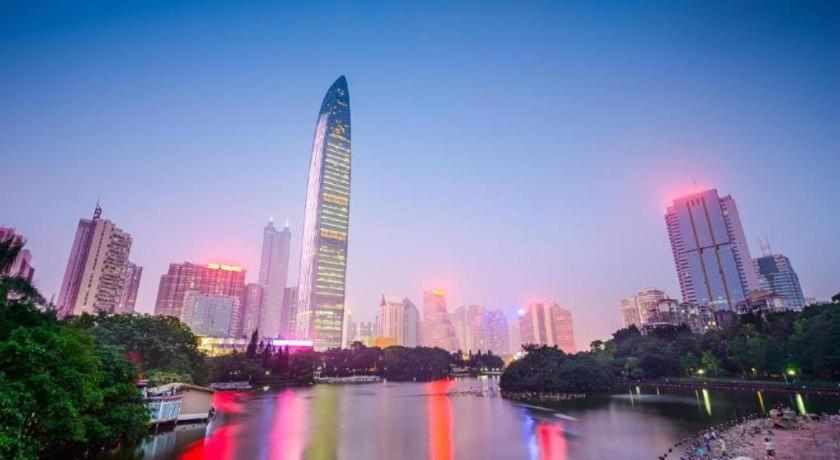 Shang Pin Hotel Shenzhen Futian Exhibition Branch Buitenkant foto